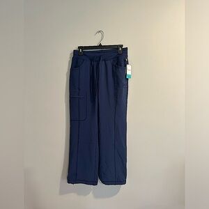 Cherokee Infinity Navy Contemporary Women’s  Petite Size Small Scrub Pants NWT